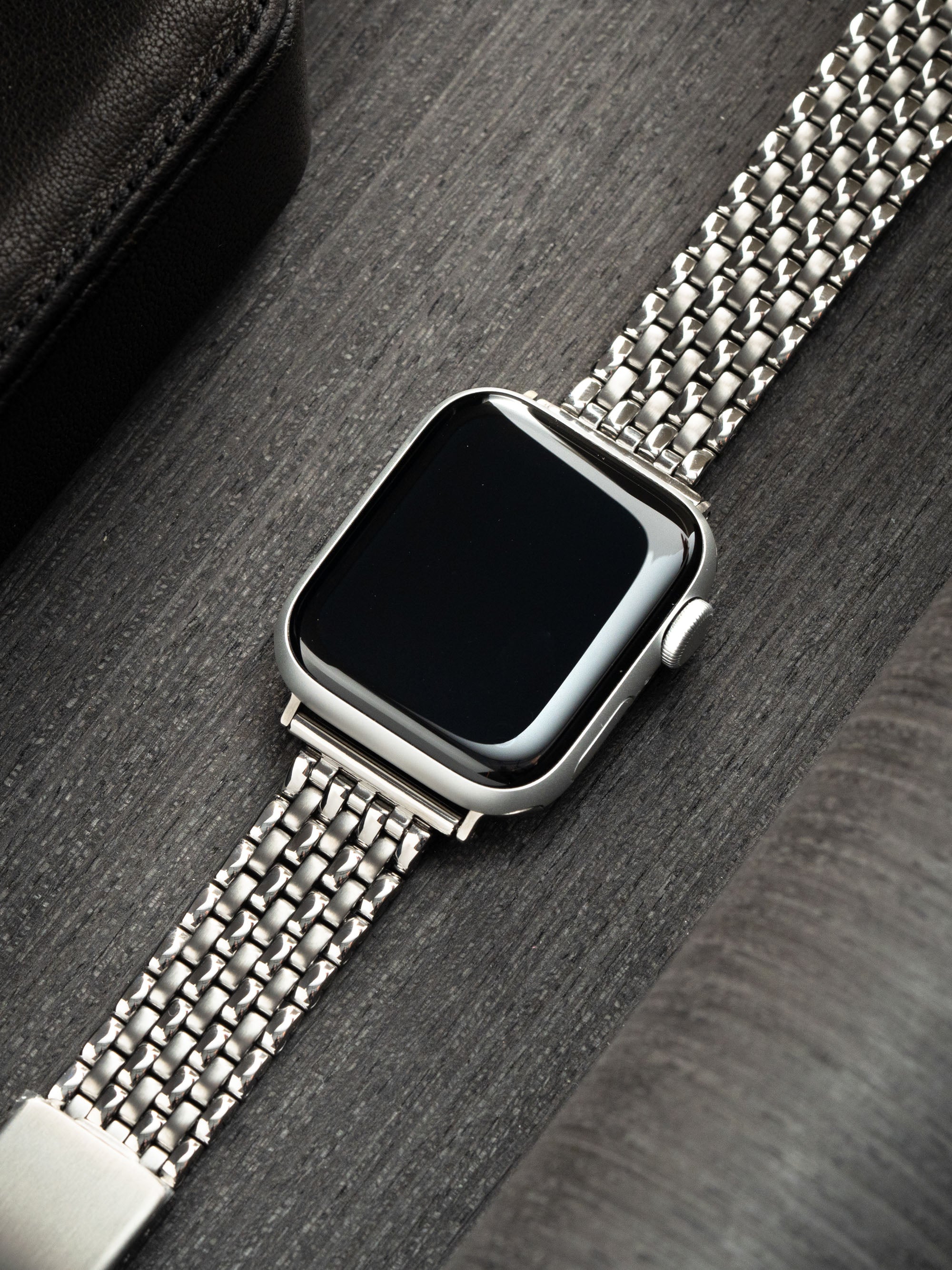 Michele Stainless Steel Apple Watch Band Apple Watch Band Edel