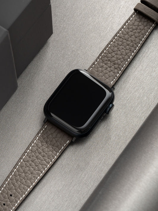 Apple Watch Band - Grey Calf Leather - Taurillon Loutre