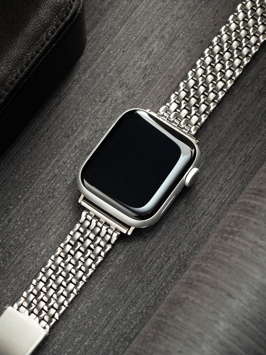 Apple Watch Band - Stainless Steel - Beads Of Rice