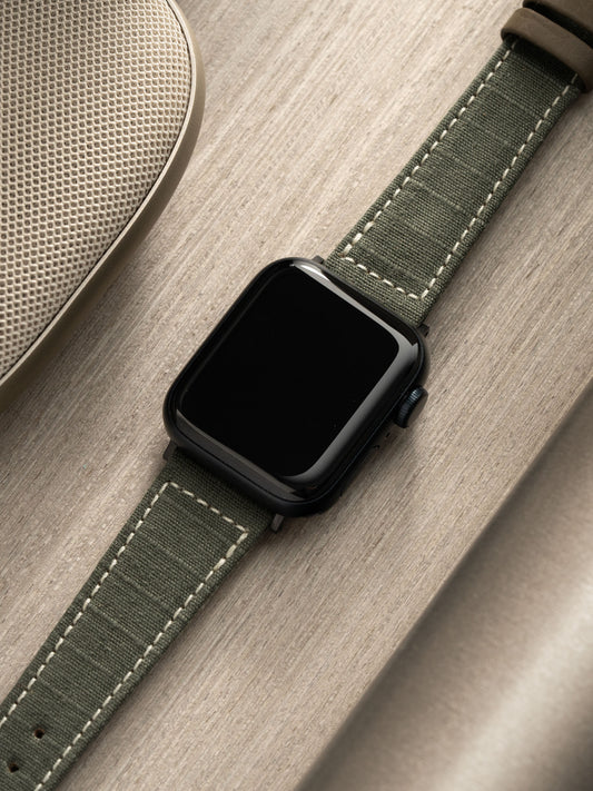 Apple Watch Band – Grünes Canvas – Ripstop