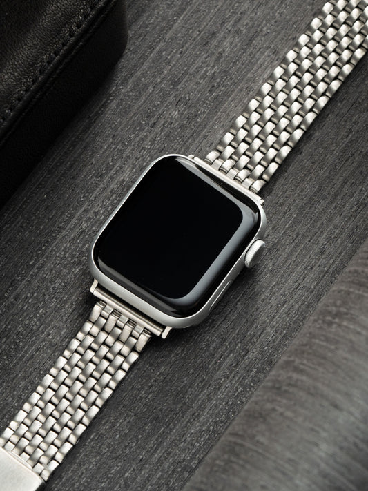 Apple Watch Band - Stainless Steel - Beads Of Rice Matte Finish