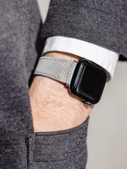 Apple Watch Band – Graues Leder – ICE
