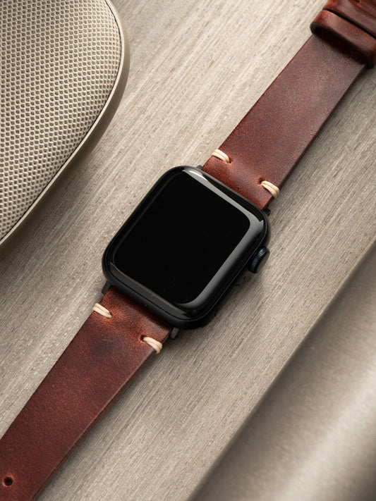 Apple Watch Band – Braunes Leder – Vintage Siena