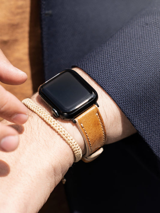 Apple Watch Band – Braunes Leder – Retro Cosaro