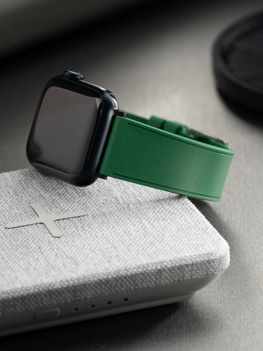 Design Apple Watch Band - Green Vegan Rubber - Sailor