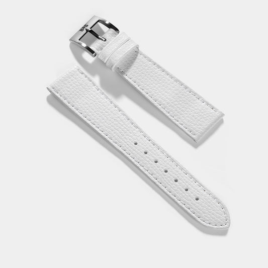 Women Apple Watch Band - White Calf Leather - Sellier Snow