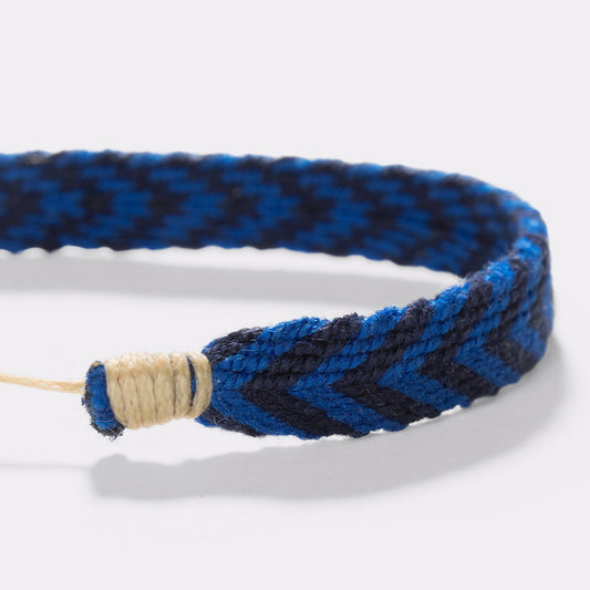 Guanabana Handmade Captain Bracelet Blue Arrows