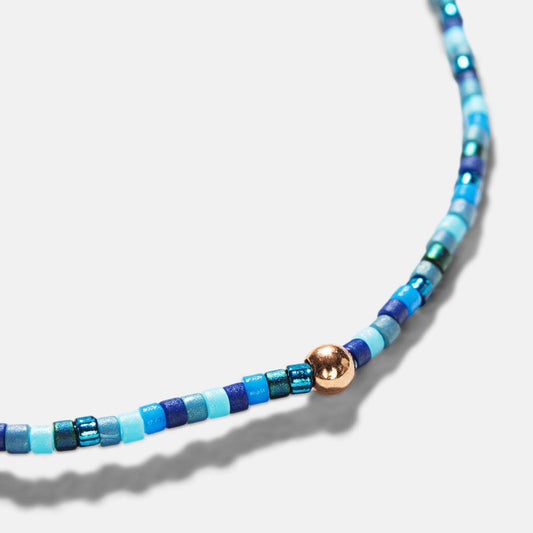 Oskar Gydell Blue Miyuki Bracelet