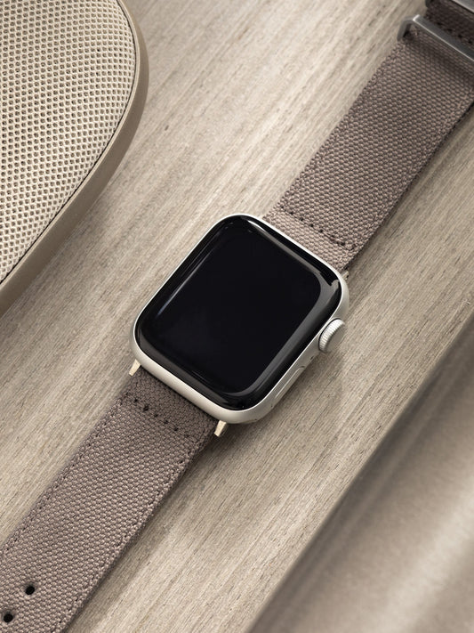 Apple Watch Band – Taupe Canvas – Safari